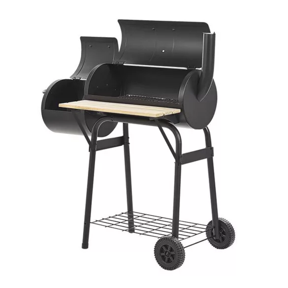 2in1 Charcoal BBQ Grill and Smoker