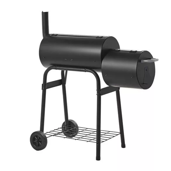 2in1 Charcoal BBQ Grill and Smoker