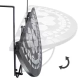 Folding Balcony Table in 2 Colors - Black