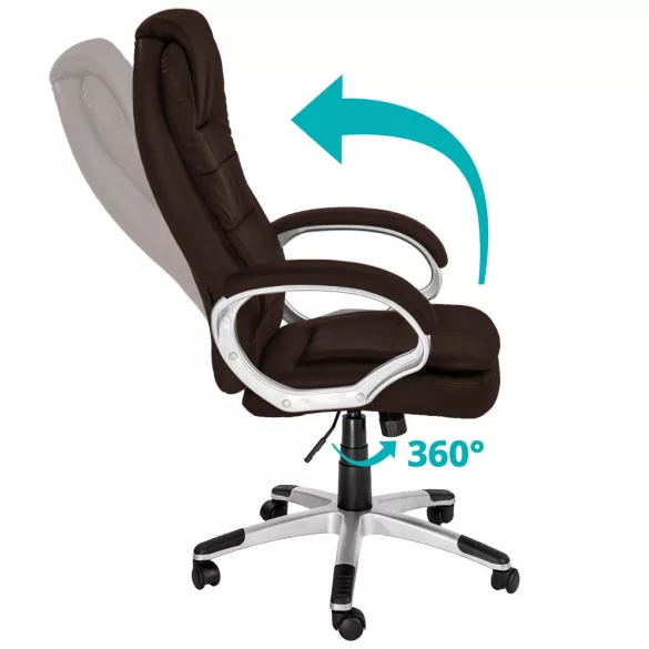 RELAX Executive Swivel Chair in Selectable Color - Brown