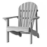 Wooden Garden Chair, Grey