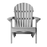 Wooden Garden Chair, Grey