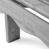 Wooden Garden Chair, Grey