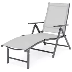 Comfort Sun Lounger, Adjustable and Reclining