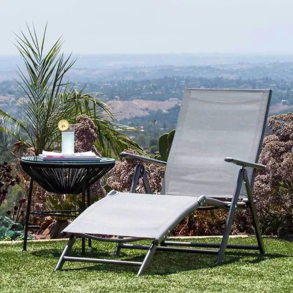 Comfort Sun Lounger, Adjustable and Reclining