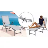 Comfort Sun Lounger, Adjustable and Reclining