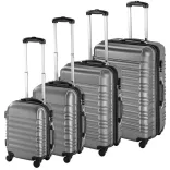 4-piece hard-shell suitcase set, 4 colors - gray