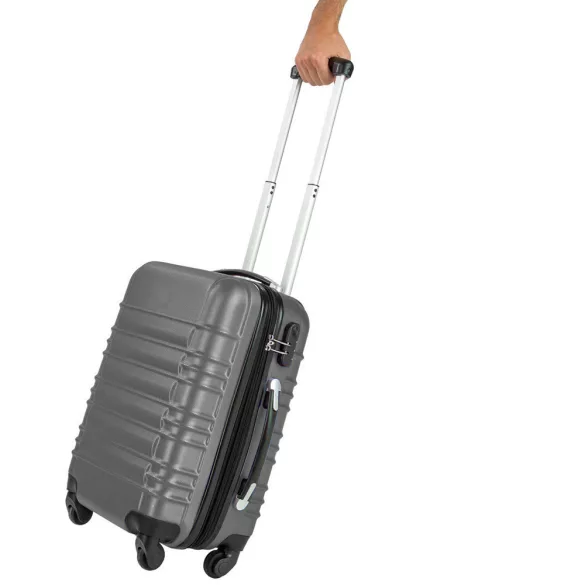 4-piece hard-shell suitcase set, 4 colors - gray