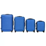 4-piece hard-shell suitcase set, 4 colors - blue