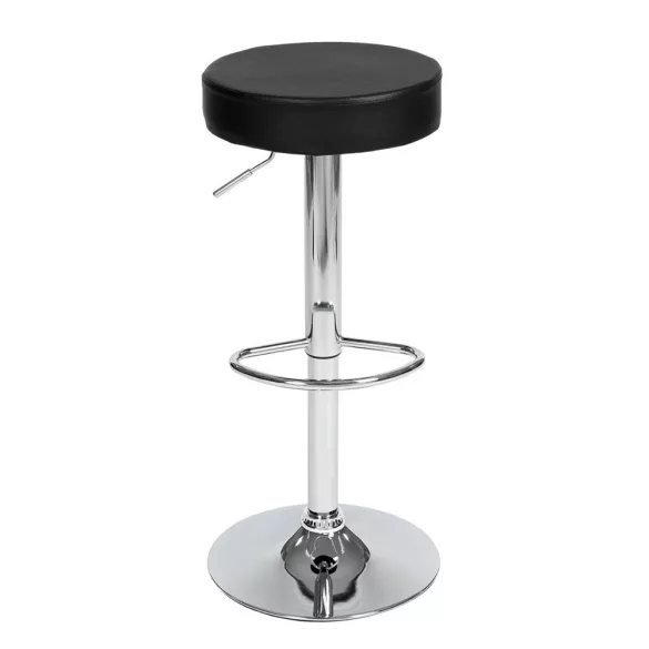 2 pcs Classic Bar Stool in Chooseable Color - Black
