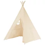 Indian Tent for Kids, 3 Colors - Off-White