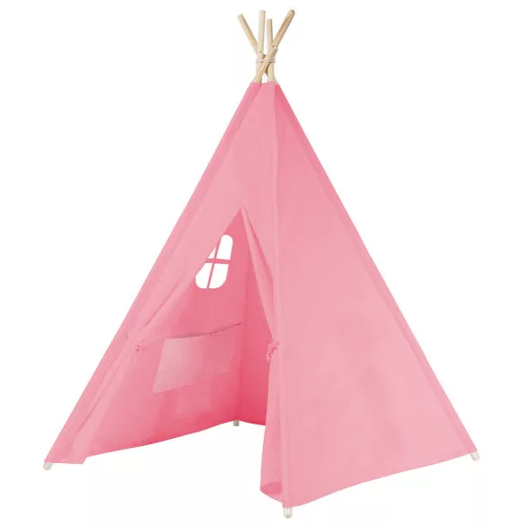 Indian Tent for Kids, 3 Colors - Pink