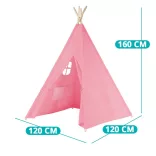 Indian Tent for Kids, 3 Colors - Pink