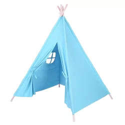 Indian Tent for Kids, 3 Colors - Blue