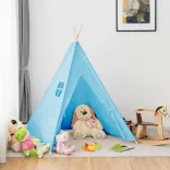 Indian Tent for Kids, 3 Colors - Blue