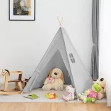 Indian Tent for Kids, Gray