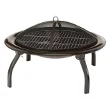 Fire Pit and Grill with Gift Carrying Bag