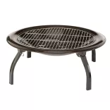 Fire Pit and Grill with Gift Carrying Bag