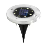 4 pcs outdoor recessed solar lamp