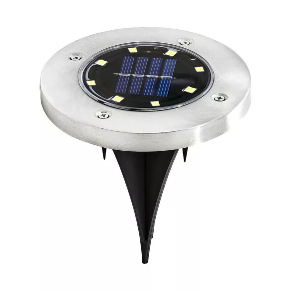 4 pcs outdoor recessed solar lamp