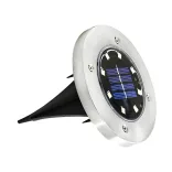 4 pcs outdoor recessed solar lamp