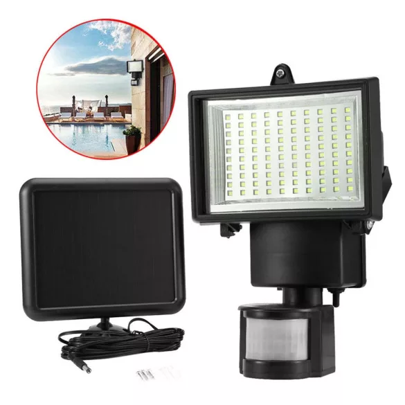 Motion Sensor Solar Spotlight, 60 LED