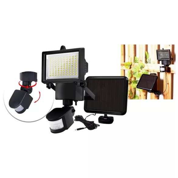 Motion Sensor Solar Spotlight, 60 LED
