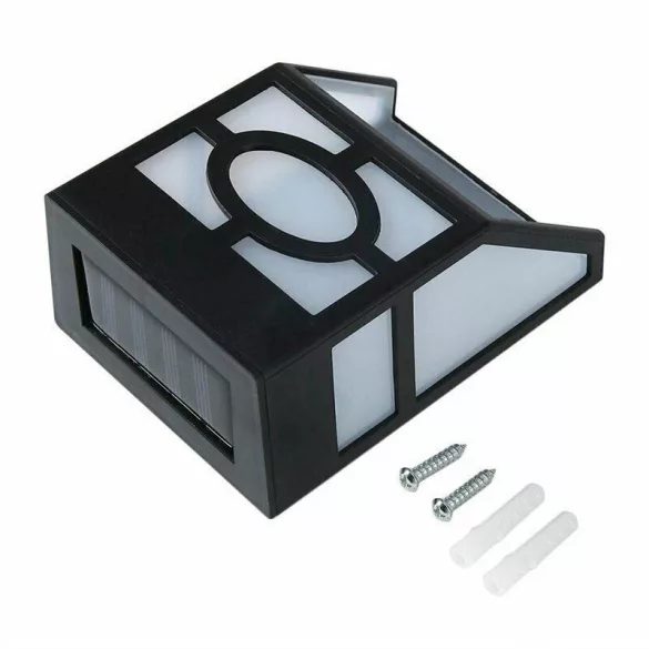 4 pcs outdoor black solar lamp