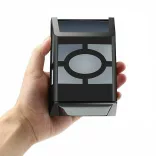 4 pcs outdoor black solar lamp
