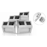 4 pcs wall-mounted outdoor solar lamps