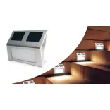 4 pcs wall-mounted outdoor solar lamps