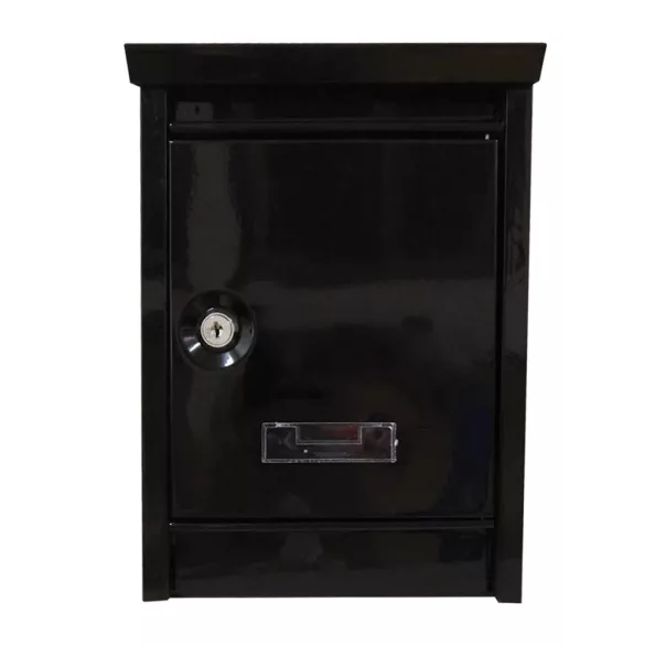 Metal Mailbox in Various Colors - Black