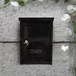 Metal Mailbox in Various Colors - Black