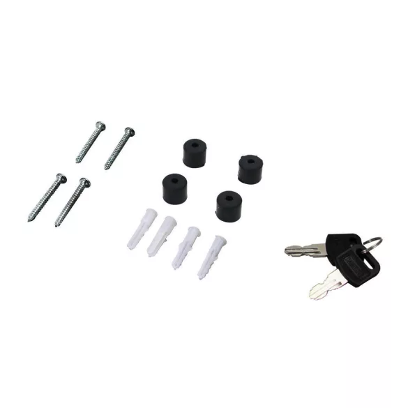 Metal Mailbox in Various Colors - Black