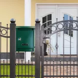Metal Mailbox in Various Colors - Green