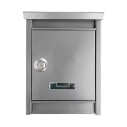 Metal Mailbox in Various Colors - Gray