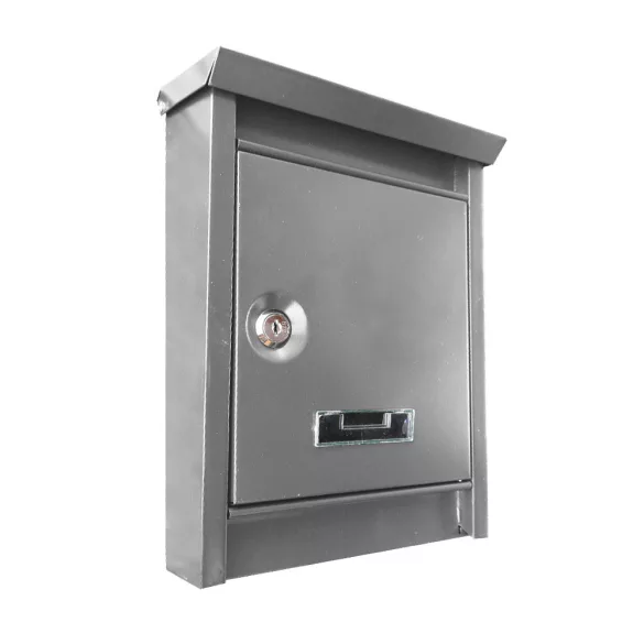 Metal Mailbox in Various Colors - Gray