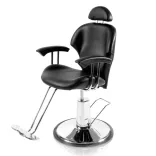 Hairdresser Chair with Adjustable Height - Black