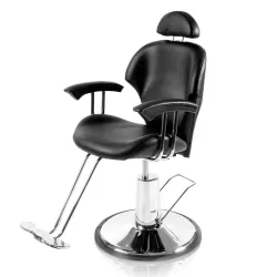 Hairdresser Chair with Adjustable Height - Black