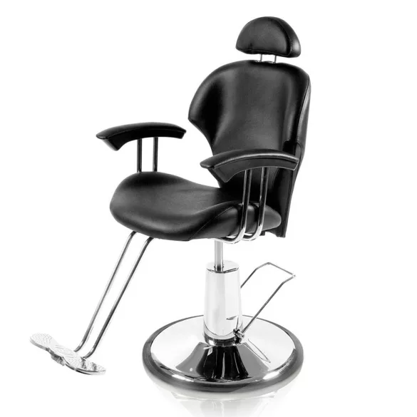 Hairdresser Chair with Adjustable Height - Black