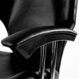 Hairdresser Chair with Adjustable Height - Black