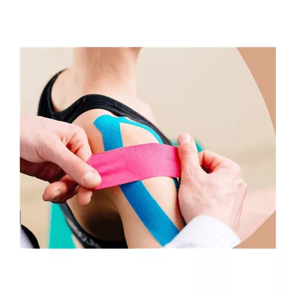 4 pcs kinesiology tape in selectable colors - pink
