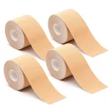 4 pcs kinesiology tape in selectable color - beige