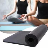 Yoga mat with a carrying bag, available in 3 colors - black
