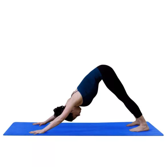 Yoga mat with a carrying bag, available in 3 colors - blue