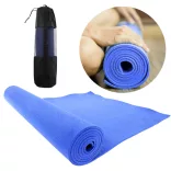 Yoga mat with a carrying bag, available in 3 colors - blue