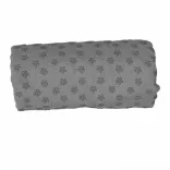 Non-slip yoga towel with a gift bag - gray