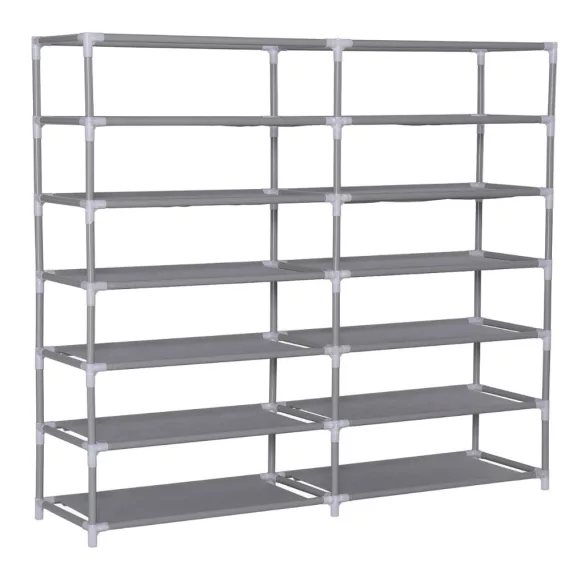 Mobile Shoe Storage Cabinet in 4 Colors - Burgundy