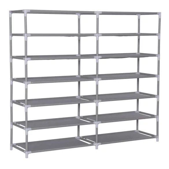 Mobile Shoe Storage Cabinet in 4 Colors - Beige