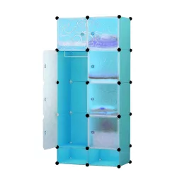 Plastic Modular Cabinet - Blue